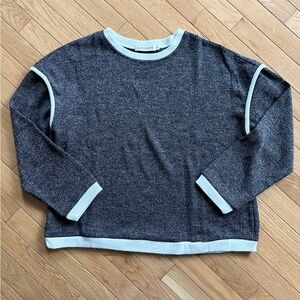 Lovesoft Salt & Pepper Sweater - Medium